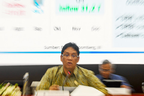 Menteri Keuangan Purbaya Yudhi Sadewa memberikan keterangan pada konferensi pers APBN KiTa edisi Januari 2026 di Jakarta, Kamis (8/1/2026). Foto: Muhammad Adimaja/ANTARA FOTO