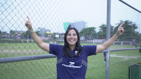 Maulina Novryliani, asisten pelatih Timnas Wanita Indonesia. Foto: Agri Perdana/kumparan