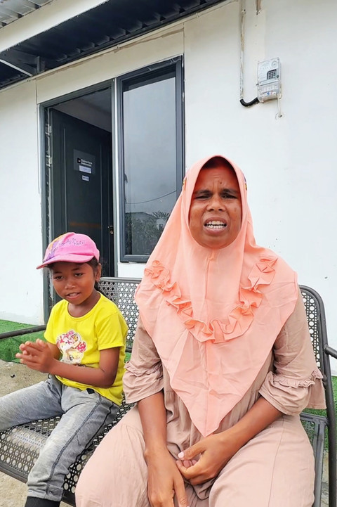 Warga Aceh Tamiang sudah mulai huni rumah sementara, Sabtu (10/1/2026).   Foto: Dok. Bakom RI