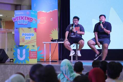 Acara Live Podcast by Podcast Seminggu dan Karaoke by DJ Pindu di Weekend Seru bersama kumparan di WTC Mangga Dua, Jakarta Utara, Sabtu (10/1/2026). Foto: Jamal Ramadhan/kumparan