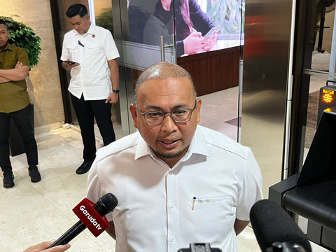 Wakil Ketua Komisi VI DPR RI Andre Rosiade di Bareskrim Polri, Jakarta Selatan, Senin (12/1). Foto: Rayyan/Kumparan