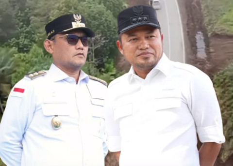 Gubernur Kaltim H Rudy Mas'ud (kanan) dan Wagub Kaltim H Seno Aji. Foto: Pemprov Kaltim