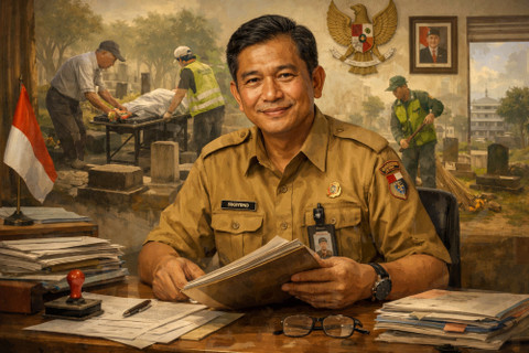 Ilustrasi birokrasi dan birokrat. Foto: Generate AI