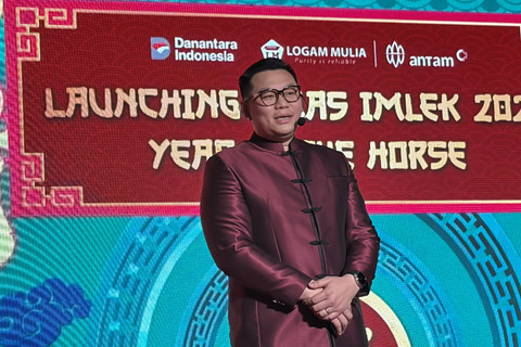 Direktur Komersial Antam, Handi Sutanto, di Old Shanghai City, Jakarta Utara, Senin (12/1/2026).  Foto: Najma Ramadhanya/kumparan