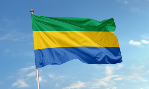 Ilustrasi bendera Gabon. Foto: cetin34/Shutterstock