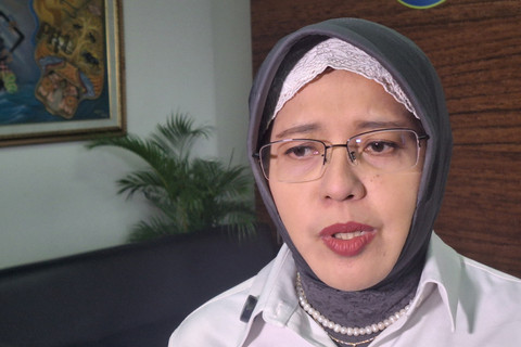 Kepala BPS Amalia Adininggar Widyasanti dalam pelepasan petugas pendataan untuk rencana rehabilitasi dan rekonstruksi pascabencana Sumatera di Kampus STIS, Jakarta Timur, Selasa (13/1/2026).   Foto: Argya D. Maheswara/kumparan 