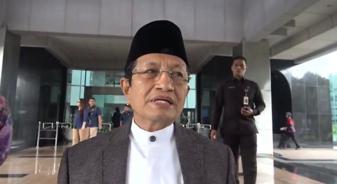 Menteri Agama RI Nasaruddin Umar di Kantor Kementerian Keuangan, Rabu (14/1). Foto: Ave Airiza Gunanto/kumparan