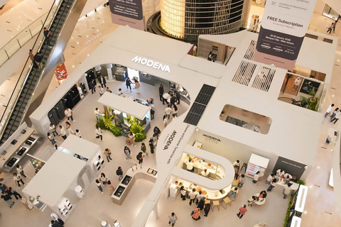 NEXTHOME by MODENA yang digelar di Main Atrium Senayan City Mall, Jakarta Selatan, Kamis (15/1). Foto: Dok. MODENA