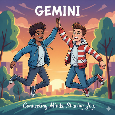 Beginilah kira-kira ilustrasi high five atau tos telapak tangan dalam padanan bahasa Indonesianya. (Sumber: Gemini 3 AI)