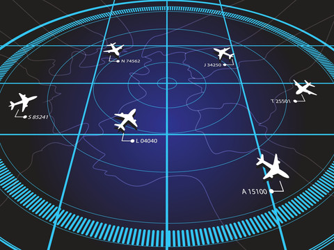 Ilustrasi radar pesawat terbang. Foto: mr. teerapon tiuekhom/Shutterstock