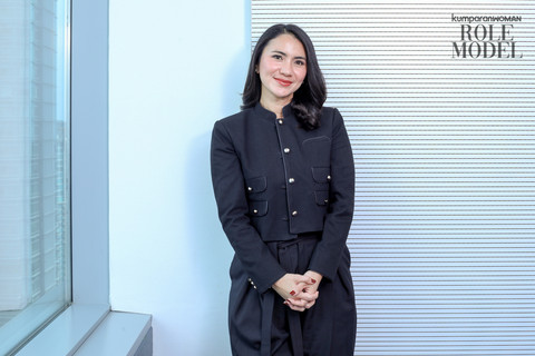 Melanie Masriel berpose untuk program Role Model kumparan. Foto: Aditia Noviansyah/kumparan