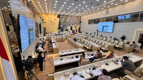 Rapat dengar pendapat Komisi II DPR tentang masukan terhadap desain dan permasalahan pemilu di Kompleks Parlemen, Senayan, Jakarta, Selasa (20/1). Foto: Nasywa Athifah/kumparan