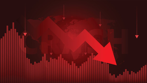 Ilustrasi saham turun. Foto: Rohit-Tripathi/Shutterstock