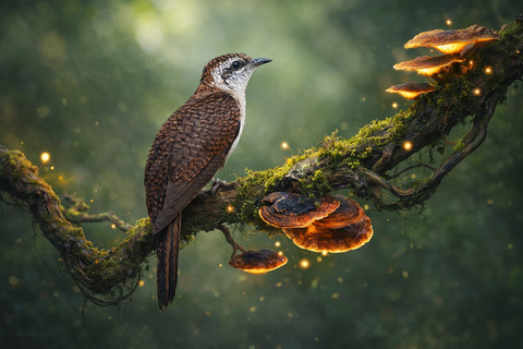 Sosok burung kedasih yang suaranya selalu ada di semua hutan pengunungan Jawa Barat. (Gambar: Fabian S.R.)