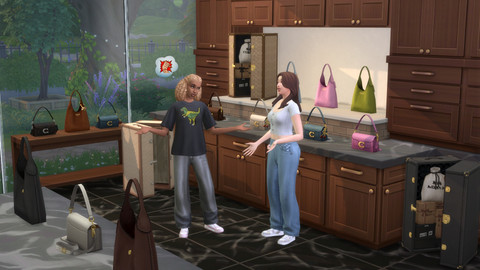 Koleksi brand fashion Coach yang dirilis untuk game The Sims 4. Foto: Coach