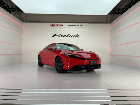 Tampilan mobil Honda Prelude e:HEV yang resmi meluncur di Indonesia. Foto: Sena Pratama/kumparan