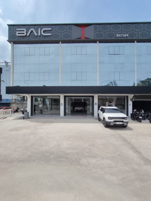 PT JIO Distribusi Indonesia selaku Agen Pemegang Merek (APM) BAIC Indonesia meresmikan Authorized Dealer BAIC Batam. Foto: Dok. BAIC