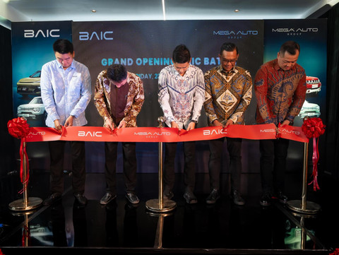 PT JIO Distribusi Indonesia selaku Agen Pemegang Merek (APM) BAIC Indonesia meresmikan Authorized Dealer BAIC Batam. Foto: Dok. BAIC