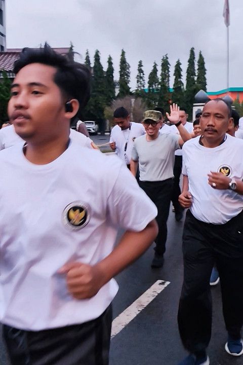 Fun Walk di sekitar Asrama Haji Pondok Gede, Jakarta Timur. Foto:  Dok. MCH Kemenhaj