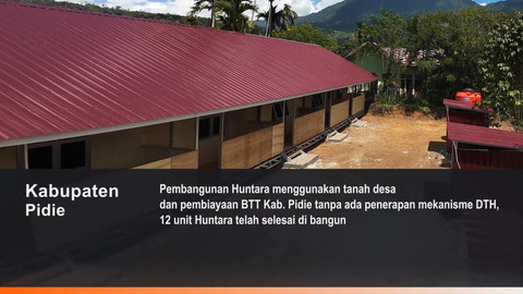 Pogres hunian sementara untuk korban bencana Sumatera. Foto: Bakom RI