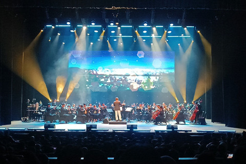 Konser orkestra An Anime Symphony Re: Awakening di Graha Bakti Budaya, Taman Ismail Marzuki Jakarta Pusat, Minggu (25/1/2026).   Foto: Giovanni/kumparan
