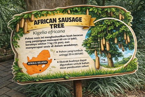 Deskripsi singkat pohon sosis (Gambar: Dokumen penulis)