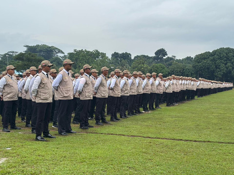 Diklat bagi Petugas Penyelenggara Ibadah Haji (PPIH) Arab Saudi 2026 telah rampung dilakukan. Sebanyak 1.622 petugas dikukuhkan untuk bertugas melayani jemaah di Arab Saudi. Foto:  Dok. MCH Kemenhaj