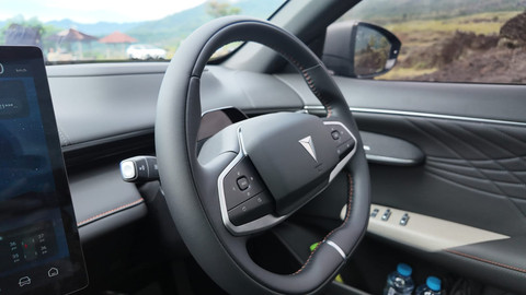 Tampilan interior mobil listrik Changan Deepal S07. Foto:  Fitra Andrianto/kumparan