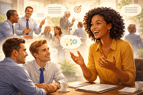 Ilustrasi tindak tutur verbal. Foto: ChatGPT