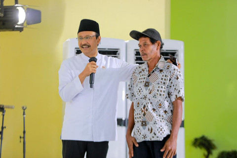 Menteri Sosial Saifullah Yusuf (Gus Ipul) mengunjungi Sekolah Rakyat Menengah Pertama (SRMP) 1 Deli Serdang, Sumatera Utara, Sabtu (31/1/2026). Foto: Pian Ardiansyah/Biro Humas Kemensos