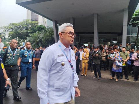 Sejumlah kepala daerah dan forkopimda tampak sudah hadir di Sentul International Convention Center (SICC), Bogor pada Senin (2/ 2/2026) jelang Rakornas pemerintah pusat dan daerah 2026. Foto: Luthfi Humam/kumparan