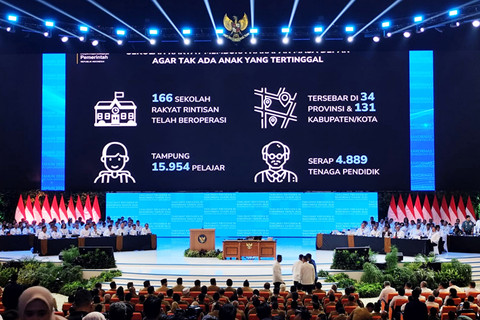 Suasana rapat koordinasi nasional (Rakornas) pemerintah pusat dan daerah 2026 di Sentul International Convention Center (SICC) Bogor, Senin (2/2/2026). Foto: Luthfi Humam/kumparan