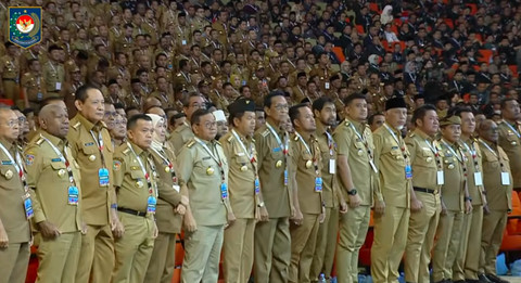 Rapat Koordinasi Nasional Pemerintah Pusat dan Daerah 2026. Foto: You Tube Kemendagri RI