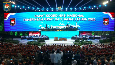 Rapat Koordinasi Nasional Pemerintah Pusat dan Daerah 2026. Foto: You Tube Kemendagri RI
