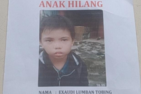 Bocah hilang di Depok. Foto: Dok. Istimewa