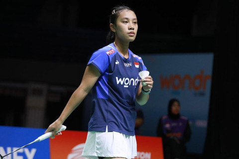 Mutiara Ayu Puspitasari di Indonesia IC 2025. Foto: PBSI