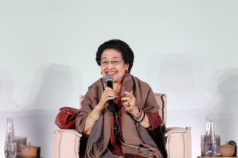 Ketua Umum PDIP, Megawati Soekarnoputri di Forum Zayed Award For Human Fraternity 2026 di Uni Emirates Arab (UEA), Rabu (3/2/2026). Foto: Dok. PDIP