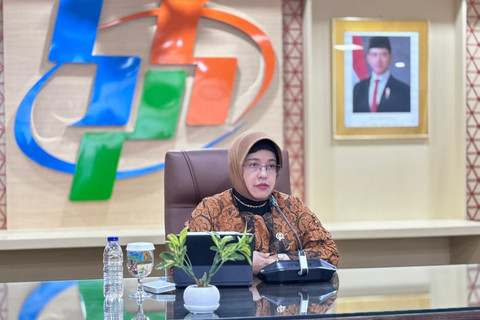 Kepala Badan Pusat Statistik (BPS) Amalia Adininggar Widyasanti dalam konferensi pers, Kamis (5/2/2026). Foto: Ave Airiza Gunanto/kumparan