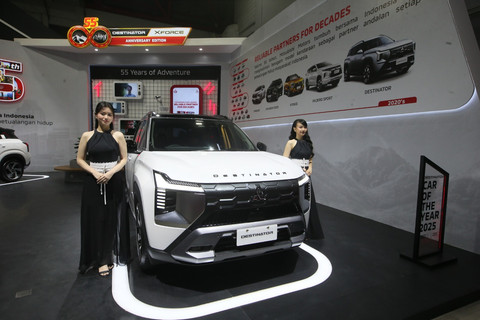 Mitsubishi Xforce & Destinator edisi spesial hadir di IIMS 2026. Foto: dok. MMKSI