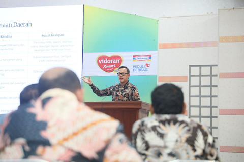 Wamendagri Bima Arya rapat dengan Bupati Karo Antonius Ginting dan PT Penjaminan Infrastruktur Indonesia (PT PII) di Kantor Bupati Karo, Sumatera Utara, Kamis (5/2/2026). Foto: Kemendagri RI