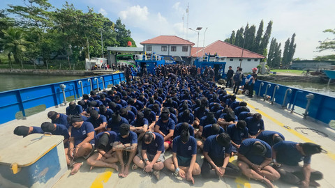 241 napi high risk dari Jakarta dan Jawa Tengah dipindahkan ke Nusakambangan pada 2 Februari hingga 6 Februari 2026. Foto: DItjen PAS