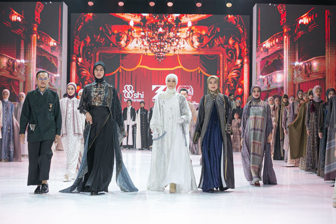 Fashion show Legacy oleh Zaskia Sungkar dan Shireen Sungkar di Senayan City, Jakarta, Sabtu (31/1/2026). Foto: Zaskia Sungkar dan Shireen Sungkar