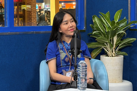 SVP Transaction Banking Product Development BCA Fera Agustina dalam sesi talkshow di BCA Expoversary 2026, ICE BSD, Tangerang Selatan, Sabtu (7/2/2025). Foto: Najma Ramadhanya/kumparan