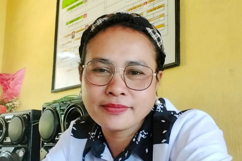 Maria Ngene, Kepala Sekolah SD Negeri Rj di Kecamatan Jerebuu, Kabupaten Ngada, Nusa Tenggara Timur. Foto: Dok. Istimewa