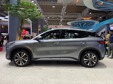 BYD Atto 3 Advanced Plus di IIMS 2026. Foto: Sena Pratama/kumparan