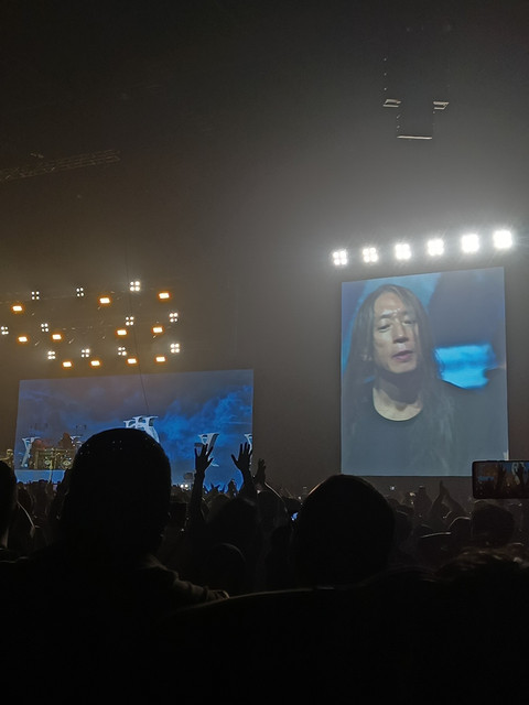 Konser An Evening With Dream Theater - 40th Anniversary Tour 2026 di Beach City International Stadium, Jakarta, Sabtu (7/2/2026). Foto: Giovanni/kumparan