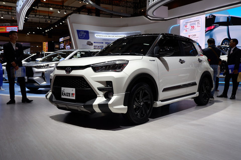 Toyota Raize 1.0T GR Sport tampil di IIMS 2026. Foto: Sena Pratama/kumparan