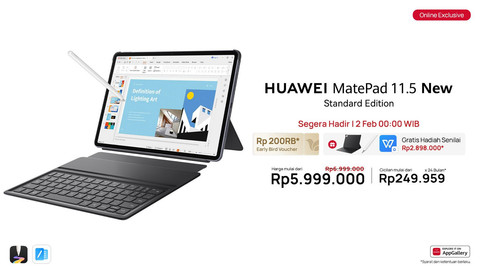 Tablet HUAWEI MatePad 11.5 New. Foto: HUAWEI