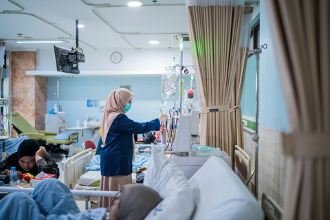 Fasilitas layanan pengobatan hemodialisa [cuci darah] di RSUD Welas Asih. Foto: Dok. RSUD Welas Asih