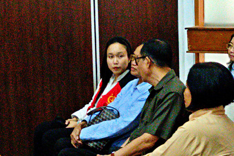 Melani Mecimapro saat jalani sidang vonis di Pengadilan Negeri Jakarta Selatan. Foto: Aprilandika Pratama/kumparan